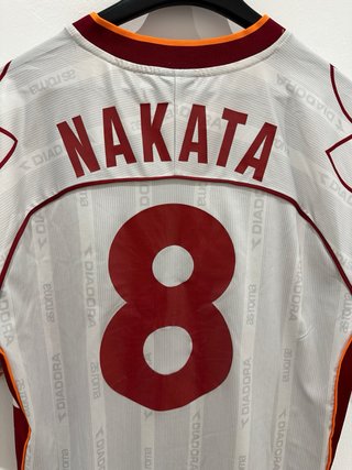 Maglia AS Roma 1999/00 Nakata 8 Diadora