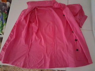 Camicia Fucsia Y2K Fatta a Mano