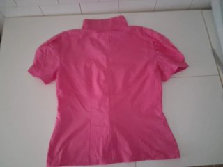 Camicia Fucsia Y2K Fatta a Mano