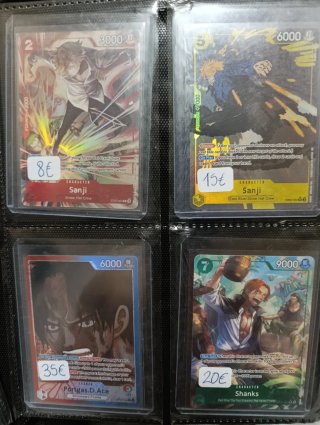 Cartas One Piece en Ingles