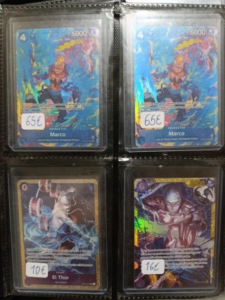 Cartas One Piece en Ingles