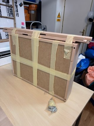 Cambiador bebé IKEA madera