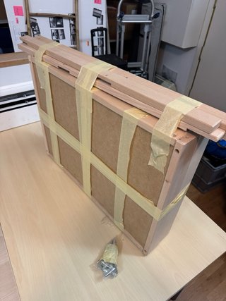 Cambiador bebé IKEA madera
