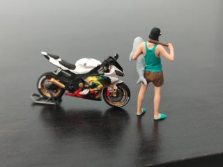 Yamaha R6 Joker Batman 1/64