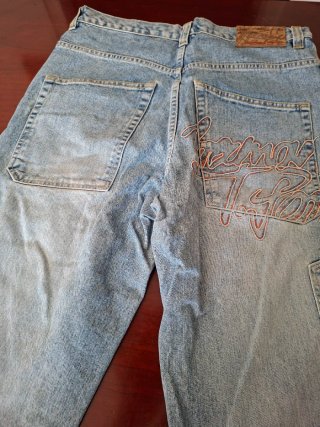 Pantalón vaquero hombre pierna ancha