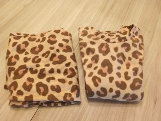 Pijama invierno mujer estampado leopardo