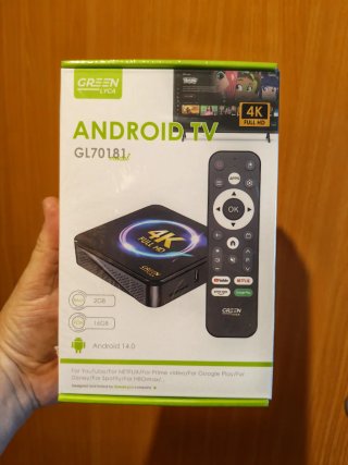 Android TV Box 4K Ultra HD GreenLyca GL70181