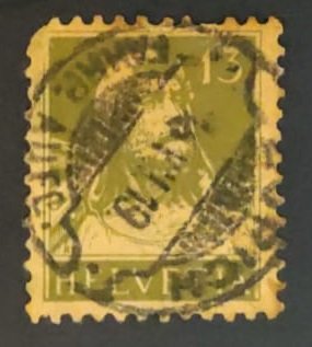 Lotto 9 Francobolli Svizzera Helvetia