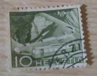 Lotto 9 Francobolli Svizzera Helvetia