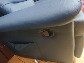 Sillón reclinable con masaje