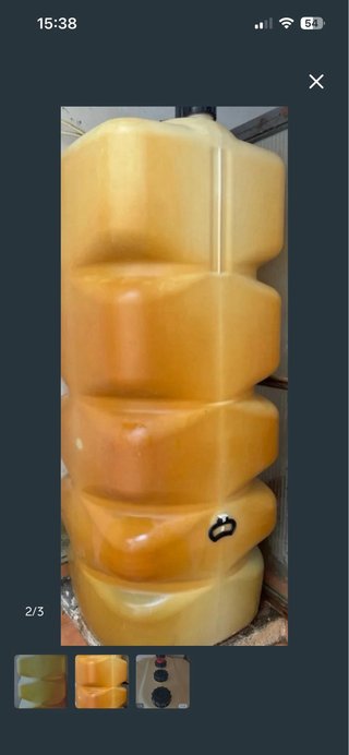 Depósito agua/gasoil 1000L