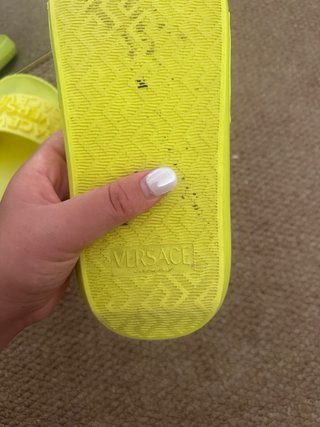 Chanclas Versace Amarillas