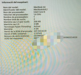 MacBook Air 11 Plata