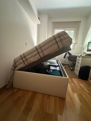 Canapé 105cm tapizado blanco