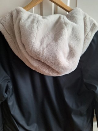 Parka Zara agua borrego T.13/14