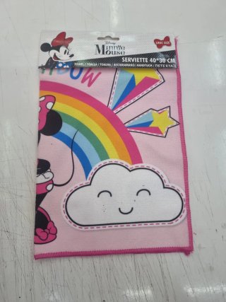Tovaglietta Minnie Mouse con arcobaleno