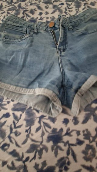 Pantaloncini corti jeans blu