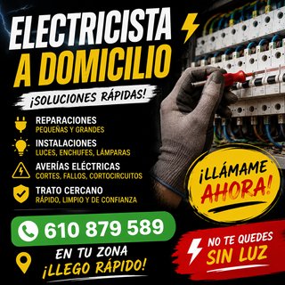 Electricista a domicilio - Soluciones rápidas