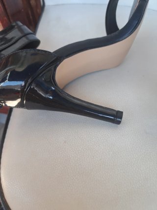 Zapatos de tacón negros para mujer T38