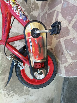 Bicicleta Rayo McQueen infantil