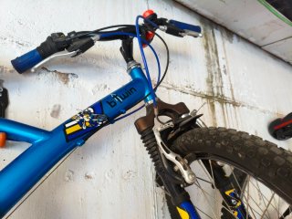 Bicicleta infantil B-twin 20 azul