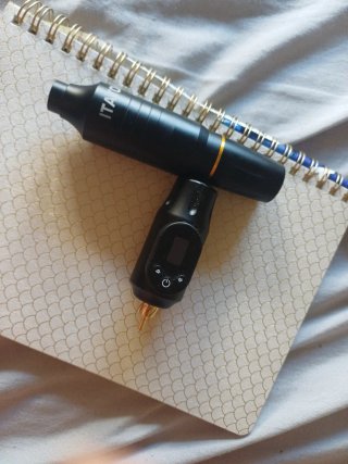 Maquina Pen tattoo, batería tipo c