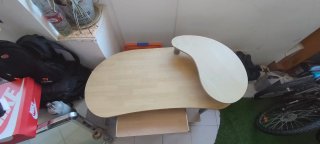 Escritorio infantil madera y metal