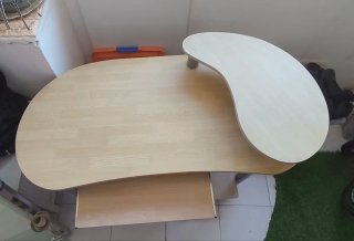 Escritorio infantil madera y metal