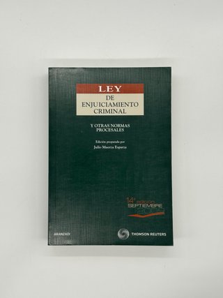 Ley de Enjuiciamiento Criminal y otras normas proc