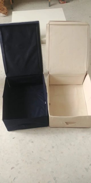 Cajas de tela plegables (2 unidades)