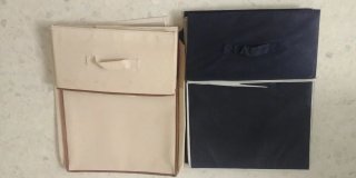 Cajas de tela plegables (2 unidades)