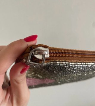 Pochette OVS verde oliva e rosa