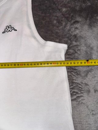Camiseta tirantes Kappa blanca clasica talla XL