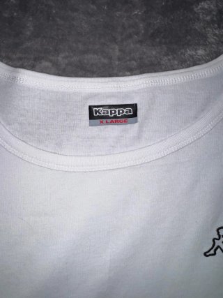 Camiseta tirantes Kappa blanca clasica talla XL