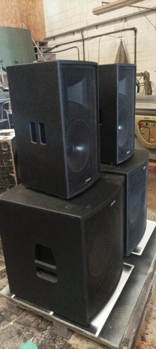 Altavoces Profesionales Havmartin Pasivos Negros