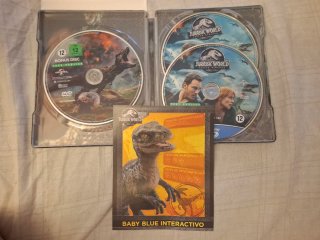 Jurassic World El Reino Caído Steelbook Blu-ray 3D