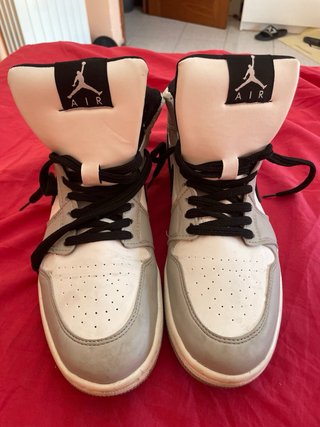 Zapatillas Nike Air Jordan 1 Gris Blanco