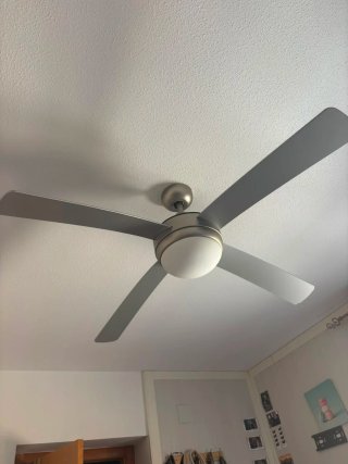 Ventilador techo con luz 1.30m