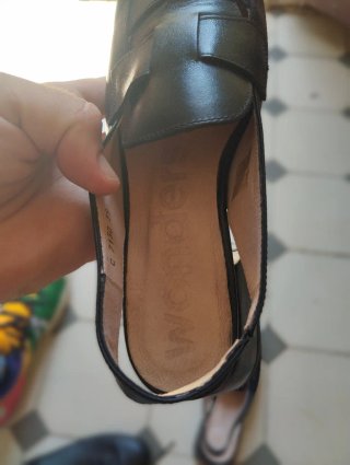 Zapatos Slingback Mujer Negros Talla 39