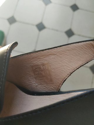 Zapatos Slingback Mujer Negros Talla 39
