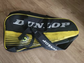 Paletero Dunlop Club Series Negro y Amarillo