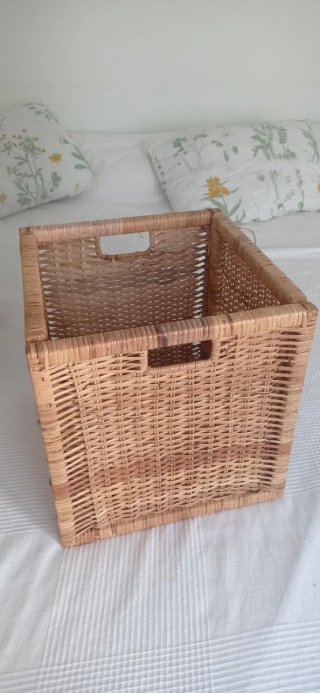 4 Cajas Almacenaje Ratán Ikea