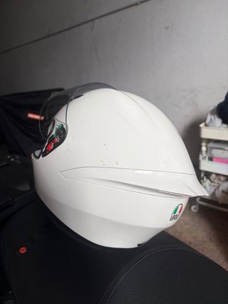 Casco AGV blanco