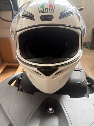 Casco AGV blanco