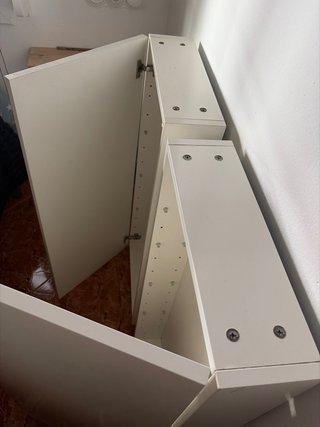 Armario de pared baño Ikea blancas