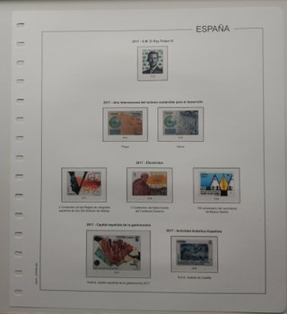 SUPLEMENTO EDIFIL 2017 SELLOS ESPAÑA ESTCH.TRANSP.