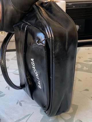 Borsa Balenciaga Raver Nero Maniglia Media