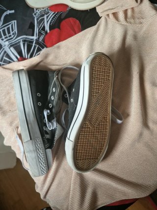 Converse Talla 37 Negro/Blanco