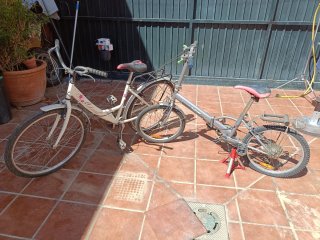 Bicicleta plegable y de paseo