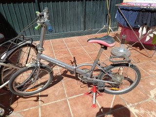 Bicicleta plegable y de paseo